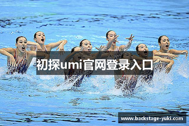 初探umi官网登录入口